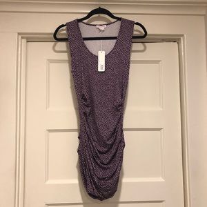 Ingrid & Isabel Maternity Pleated Tank Dress NWT
